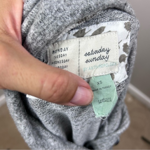 Saturday Sunday by anthropologie long sleeve soft knit burron up turtle neck - Picture 4 of 11